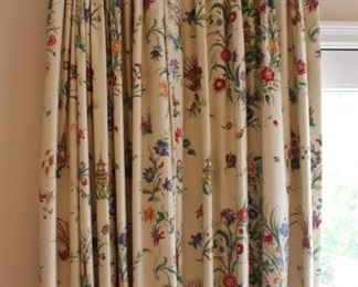 Drapes and hardware are also for sale through out the house.