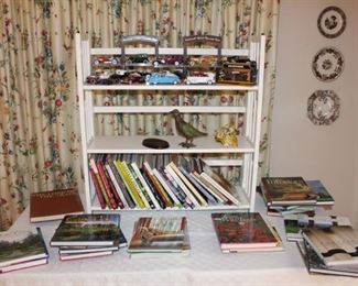 We have a large amount of decorating and gardening books.