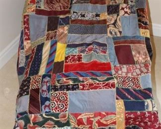 Vintage crazy quilt.