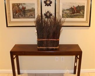 Console table 14" W" x 52" L x 28 1/4" H