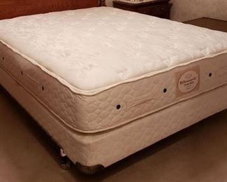Queen Size Posturepedic Crown Jewel Mattress, Box Springs, and Hollywood Metal Frame - Headboard and other items not Included