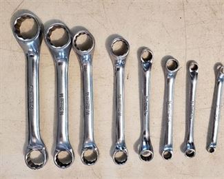 Lot of Snap-on SAE Box End Wrenches (8) - 3/16th to 13/16th