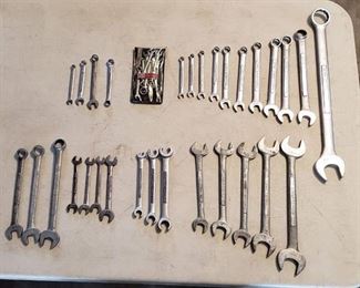 Lot of Craftsman Assortment of Wrenches - SAE & Metric - Various Styles