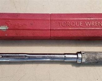 Snap-on Torque Wrench - QJR-2100C - AA91273 (11-79) with Case
