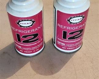 Titan Refrigerant 12 Freon - (2)Full 14 oz. cans