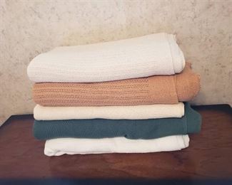Lot of Cotton Twill Blankets