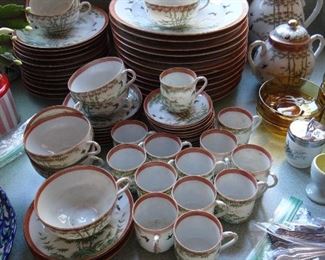 Hand Painted Set of Dishes - Made in China