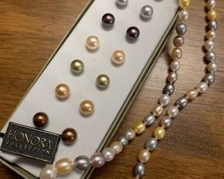 Honora Pearl Necklace and Earrings https://ctbids.com/#!/description/share/281213