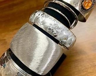 Cuffs and Bangles in Silver https://ctbids.com/#!/description/share/281219