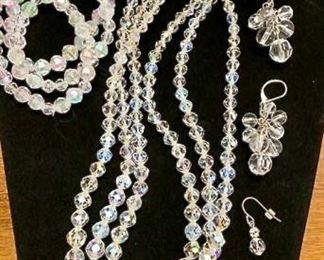 Faux Crystal Necklace Bracelet and Earrings https://ctbids.com/#!/description/share/281221