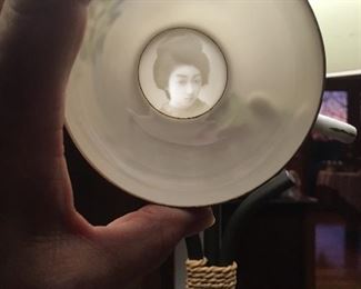Lithophane Geisha Tea Cup