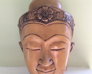 Head of Buddha - Faux Ivory
