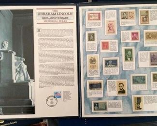 Commemorative Stamp Collection - Abraham Lincoln