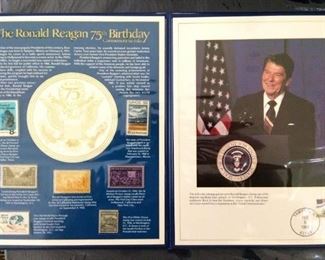 Commemorative Stamp Collection - President Ronald Reagan