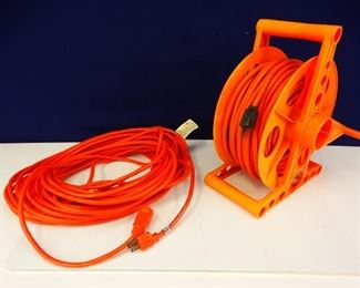 Extra Long Orange Extension Cords (2)