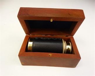 6in Brass Nautical Telescope in Box