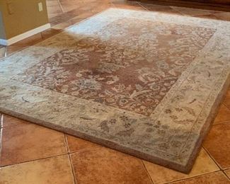 Wool Pile Karina Rug 6208 Antique Rust 11ft x 8 ft