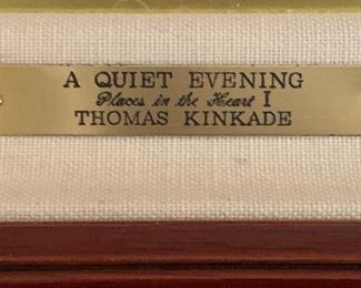 *Signed* Publisher Proof Thomas Kinkade Places in the Heart I Canvas Lithograph Numbered 675/710 Comes with COA