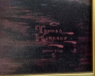 *Signed* Publisher Proof Thomas Kinkade Places in the Heart I Canvas Lithograph Numbered 675/710 Comes with COA