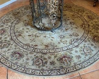 8ft Feizy Bent Tree Round Rug 8ft diameter