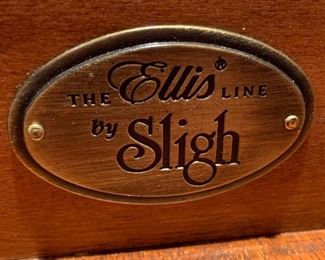 Sligh Ellis Rustic Executive Desk 30x66x32in HxWxD Shows wear and tear.