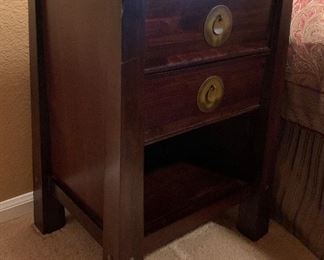 2 Pier 1 Shanghai Espresso Nightstands PAIR 26x19x16in HxWxD