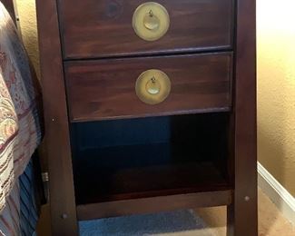 2 Pier 1 Shanghai Espresso Nightstands PAIR 26x19x16in HxWxD