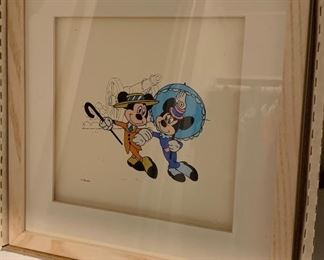 Disney Treasures Serigraph Nifty Nineties 1941 With COA & Box
