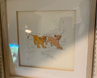 Disney Treasures Serigraph The Lion King 1994 With COA & Box