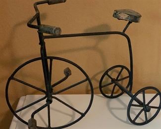 Metal Tricycle Decor