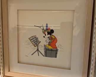 Disney Treasures Serigraph The Band Concert 1935 With COA & Box