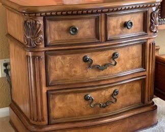 Universal Furniture Burlwood Nightstands PAIR 30x32x20.5in HxWxD