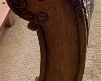 King Universal Furniture Burl & Leather Sleigh Bed 61x82x97in HxWxD