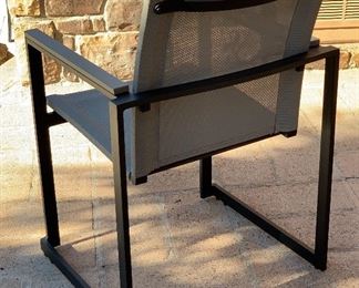 Sorrento Outdoor Patio Dinning Table w/ 6 Chairs 30x39.5x82in Long HxWxD Umbrella sold separately