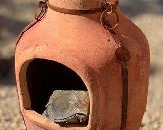 Terracotta Chiminea #1