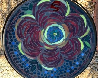 KNF Designs Neille Olson Mosaic Patio table #1 22in H x 19in Diameter
