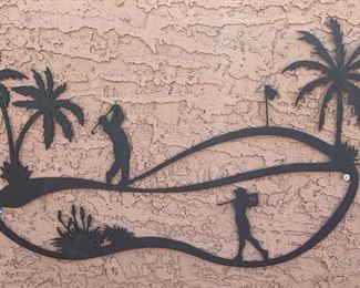 Golf Metal Wall Art
