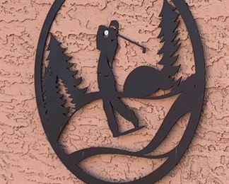 Golf Metal Wall Art