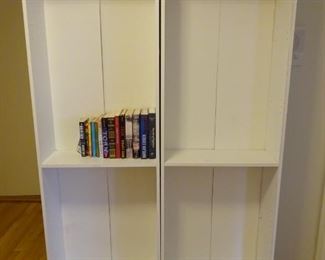 Two book shelves