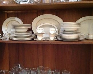 "Carleton ", large set of vintage, beautiful dishes by Castleton China