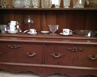 More  Forstoria.  Note the detail on the drawers and the bottom of the large China cabinet!  I would call it a china armoire!!!