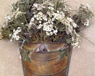 Planter with florals