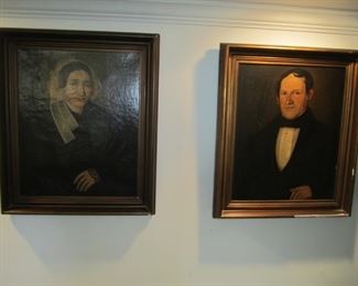 PAIR OF PORTRAITS