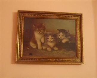 3 LITTLE KITTENS ART