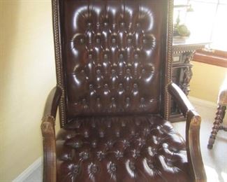 LEATHER DESK