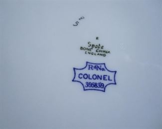 BRAND AND PATTERN OF BLUE AND WHITE CHINA