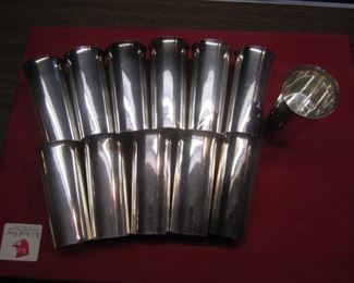 STERLING DRINKING GLASSES