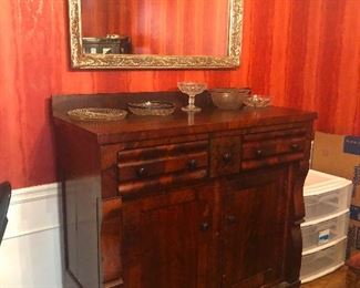 Beautiful 1850's Solid Sideboard, can be used as an amazing Flat Sceen TV Stand!!