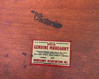 SOLID Mahogany (not hollow mahogany, which is my nickname for Cher)