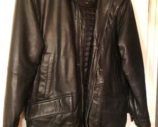 Soft leather jacket